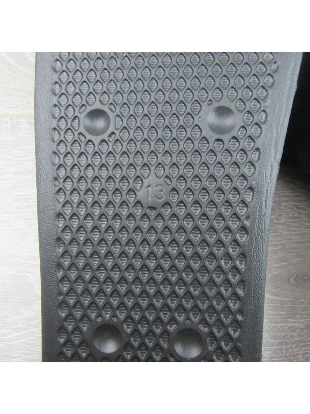 Adidas Originals Adilette Lite Black Sandal Slides Mens Size 13 NEW - Picture 7 of 9